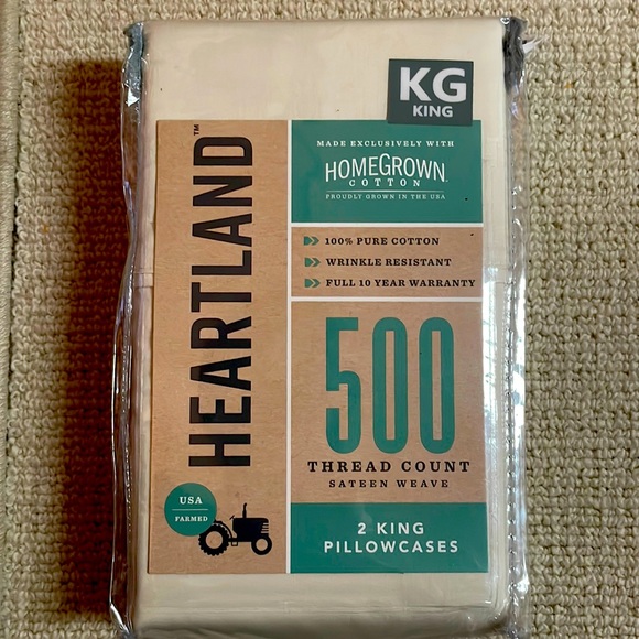 Brand new 2 king sized pillowcases. - Picture 1 of 2